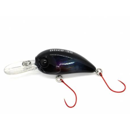 Vobler DAMIKI DISCO DEEP38 TROUT, 3.8cm/4.6g, F-405H (HOLO PURPLE BLK)