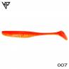 Naluci KP BAITS LAZY SHAD 4'' 10cm, culoare 007, 5 buc./plic