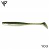 Naluci KP BAITS LAZY SHAD 4'' 10cm, culoare 103, 5 buc./plic