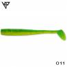 Naluci soft KP BAITS Slim Shad 4'' 10cm, culoare 011, 5 buc./plic