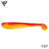 Naluci soft KP BAITS Skeleton Shad 3'', 7.5cm, 3.2g, culoare 137