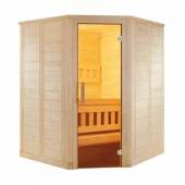 Cabina sauna SENTIOTEC Wellfun Mini, lemn masiv, 145x145x204cm