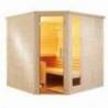 Cabina sauna SENTIOTEC Komfort Corner, lemn masiv, 206x206x204cm