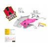 VOBLER HYBRID S 4.2cm 3.8gr Chartreuse Pink Head