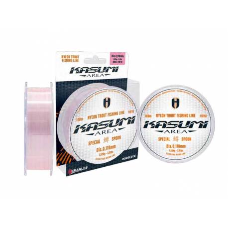 Fir monofilament HERAKLES Kasumi Area Clear Pink 100m 0.100mm 1.10kg