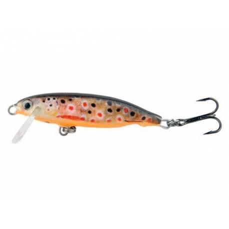 Vobler HUNTER YODA 4cm, 2g, Sinking, culoare Rainbow Trout