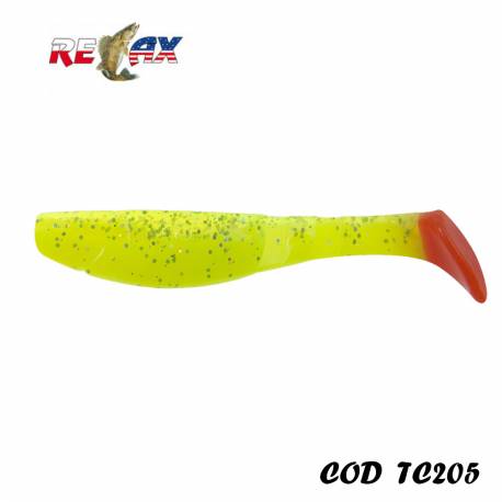 Shad RELAX Kopyto 4L Tricolor, 10cm, 14g, culoare TC205, 4buc/plic