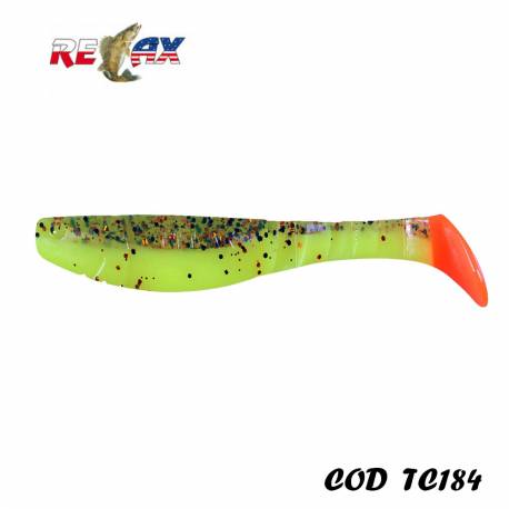 Shad RELAX Kopyto 4L Tricolor, 10cm, 14g, culoare TC184, 4buc/plic