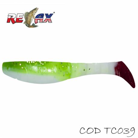 Shad RELAX Kopyto 4L Tricolor, 10cm, 14g, culoare TC039, 4 buc/plic