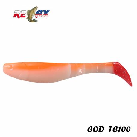 Shad RELAX Kopyto 4L Tricolor, 10cm, 14g, culoare TC100, 4 buc/plic