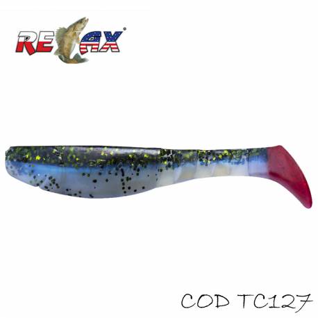 Shad RELAX Kopyto 4L Tricolor, 10cm, 14g, culoare TC127, 4 buc/plic