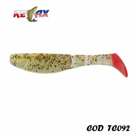 Shad RELAX Kopyto 4L Tricolor, 10cm, 14g, culoare TC092, 4 buc/plic