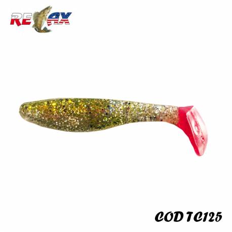 Shad RELAX Kopyto Tricolor, 7.5cm, 7g, culoare TC125, 5 buc./plic