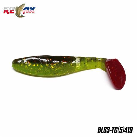 Shad RELAX Kopyto Tricolor, 7.5cm, 7g, culoare TC419, 5 buc./plic