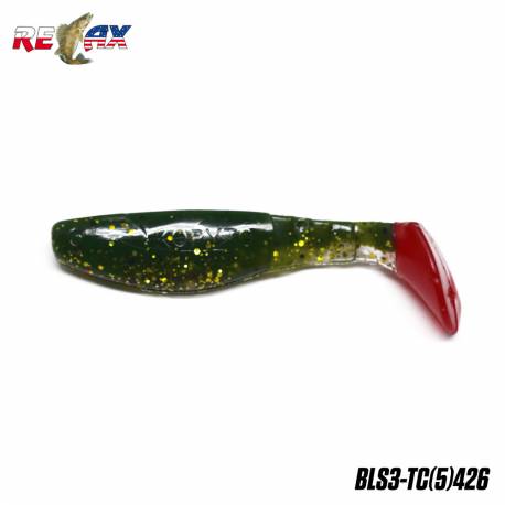 Shad RELAX Kopyto Tricolor, 7.5cm, 7g, culoare TC426, 5 buc./plic