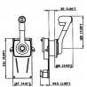 Monocomanda barca ULTRAFLEX B183 cu montare laterala si actiune dubla