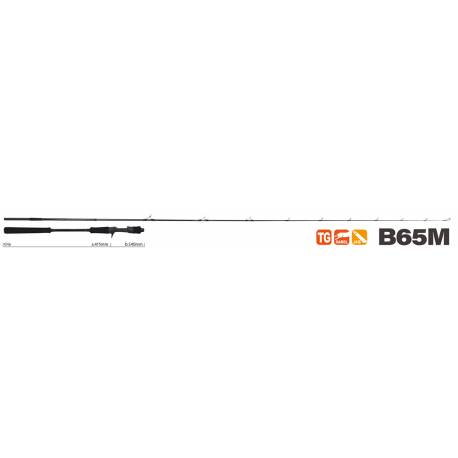 Lanseta baitcasting YAMAGA BLANKS SEAWALK LIGHT JIGGING B65M CAST, 1.985m 60-150g, 2 tronsoane