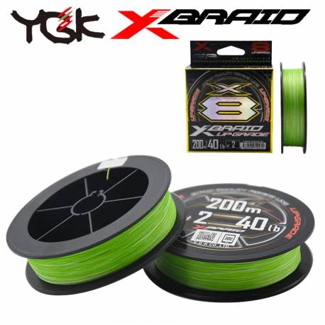 X-BRAID UPGRADE X8 200M 0.6, 0.131mm, 14LBS