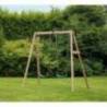 Leagan din lemn pentru 2 copii Double Swing Set Plum