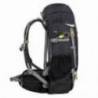 Rucsac ZAJO Ortler 28L cu husa de ploaie si fluier, ripstop, negru