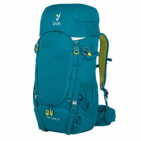 Rucsac ZAJO Ortler ripstop 38L cu husa de ploaie si fluier, deep lagoon