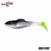 Naluci RELAX Super Fish Shad 3" Tricolor, 7.5cm, 6g, culoare TC102, 10 buc/plic