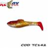 Naluci RELAX Super Fish Shad 3" Tricolor, 7.5cm, 6g, culoare TC142, 10 buc/plic