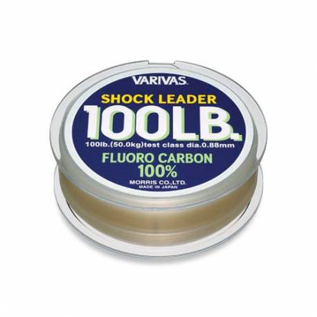 Fir inaintas fluorocarbon VARIVAS SHOCK LEADER, 30m, 5 0.370mm, 20lbs