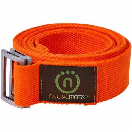 Curea din canepa 2in1 NaturalFitness Hemp Yoga Sling Strap - Flame