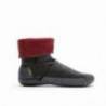 Cizme de iarna tip barefoot VIBRAM Furoshiki Russian Felt Grey&Red Wine - XS