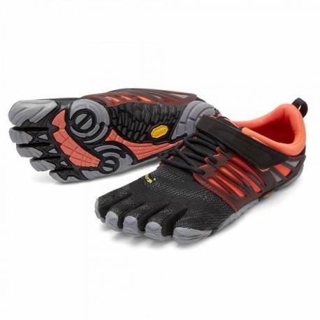 Incaltaminte unisex VIBRAM Five Fingers V-TRAIN Black/Coral/Grey, marimea 39