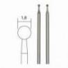 Set 2 biax-uri diamantate sferice PROXXON, 1,8mm