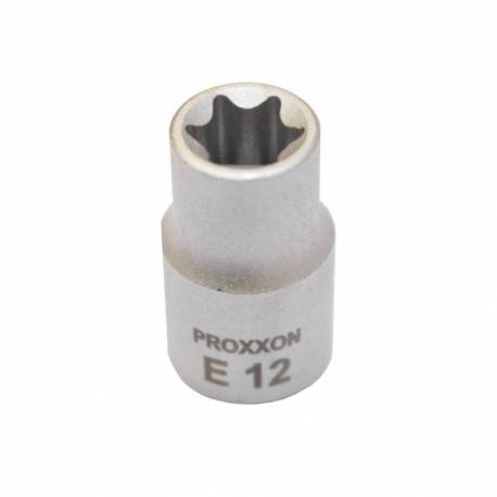 Cheie tubulara PROXXON cu prindere 3/8", profil Torx E12