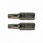 Set 2 biti Industriali profil Torx FELO, C6.3, TX8, 25mm