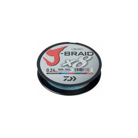 Fir textil DAIWA J-BRAID X8 MULTICOLOR 018MM/12KG/150M