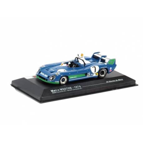 Macheta auto MATRA MS6708 LeMans (1974) 1:43 albastru-alb racing