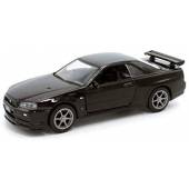 Macheta auto NISSAN Skyline GT-R (R34) V Spec II (1989) 1:36 negru