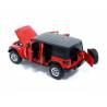 Macheta auto JEEP Wrangler Sahara Unlimited (2019) 1:32 rosu, negru