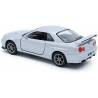 Macheta auto NISSAN Skyline GT-R (R34) V Spec II (1989) 1:36 argintiu