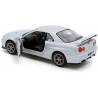 Macheta auto NISSAN Skyline GT-R (R34) V Spec II (1989) 1:36 argintiu