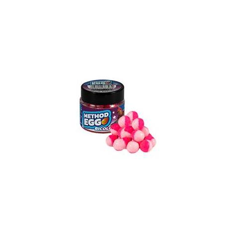 Momeli de carlig BENZAR MIX Method Egg Bicolor 8mm, Squid-usturoi, 30ml