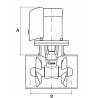 Thruster cu elice dubla QUICK BTQ 185 - 65, 24V, 3300W, 65kgf, pentru ambarcatiuni 8-11m