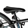 Bicicleta MTB-HT VELORS Challange CSV26/10A, roti 26 inch, 21 viteze, negru cu design albastru/rosu