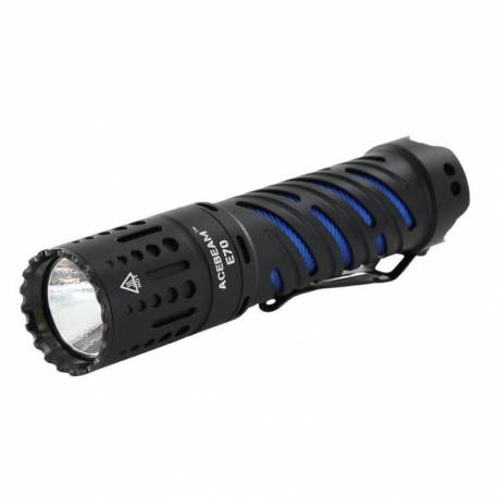 Lanterna profesionala ACEBEAM E70-AL, 4600 Lumeni, distanta iluminare 240m