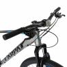 Bicicleta MTB-HT CARPAT CSC27/57C, 21 viteze, roti 27.5 Inch, gri cu design albastru/negru