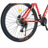 Bicicleta MTB-HT CARPAT ACURA CSC27/99H, 21 viteze, roti 27.5 Inch, frane hidraulice, rosu/negru/alb