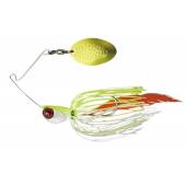 Spinnerbait JACKALL Deraspin 1/8oz, 3.5g, culoare Pearl Chartreuse