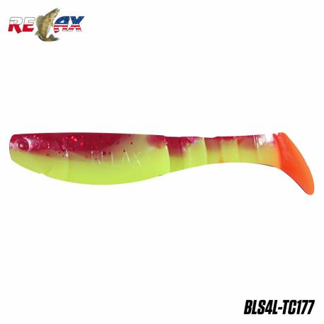 Shad RELAX Kopyto 10cm 4L Tricolor, culoare TC177, 4buc/plic