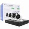 Kit supraveghere video PNI House IPMAX POE Five, NVR cu 4 porturi POE, ONVIF si 4 camere cu IP