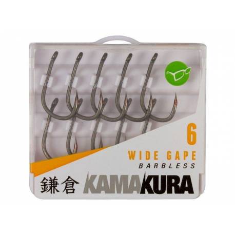 Carilg KORDA KAMAKURA Wide Gape Barbless nr.4, 10 buc/plic